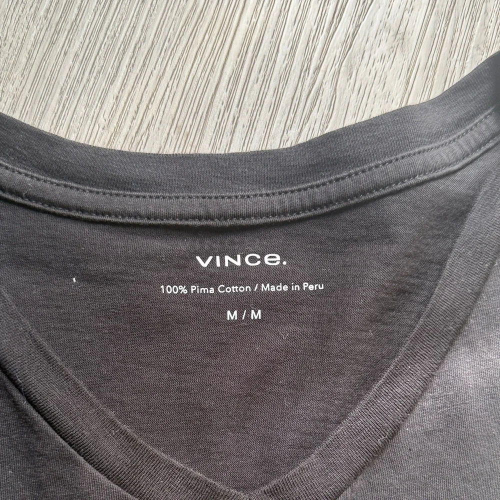 Banana Republic Black Short Sleeve V-Neck Tee